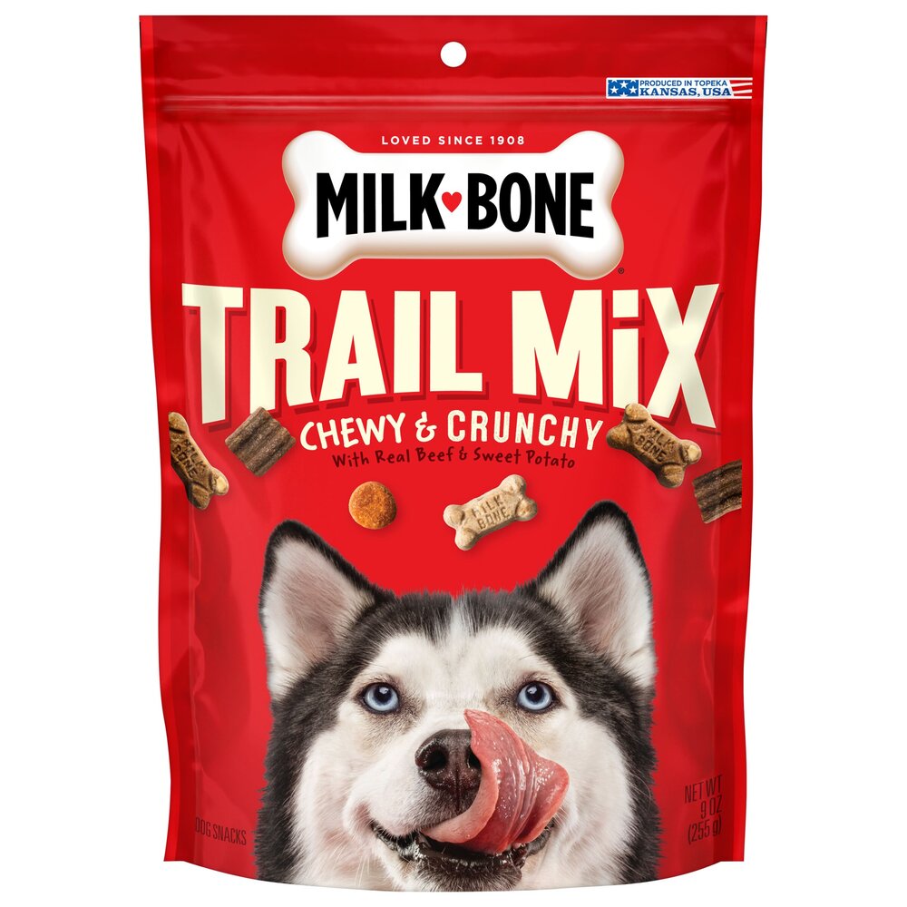 Trail Mix With Real Beef Sweet Potato Chewy and Crunchy Dog Treats