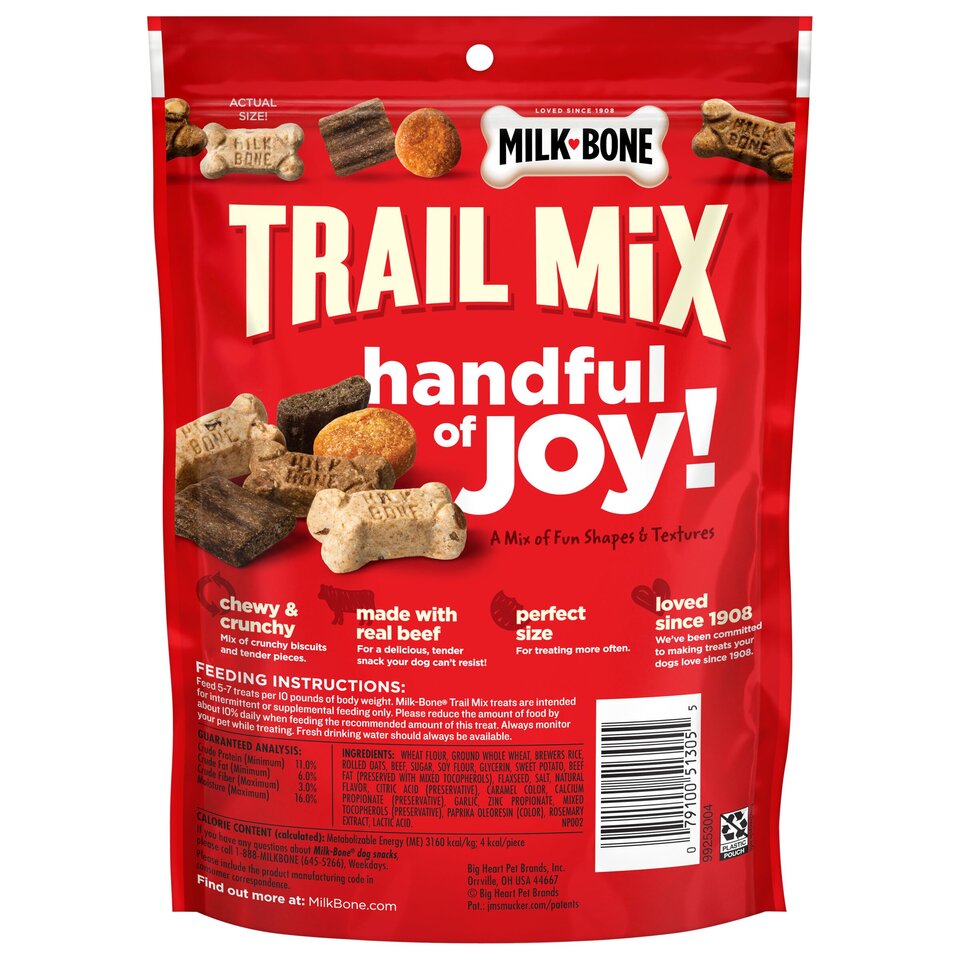 Trail Mix With Real Beef & Sweet Potato Chewy and Crunchy Dog Treats