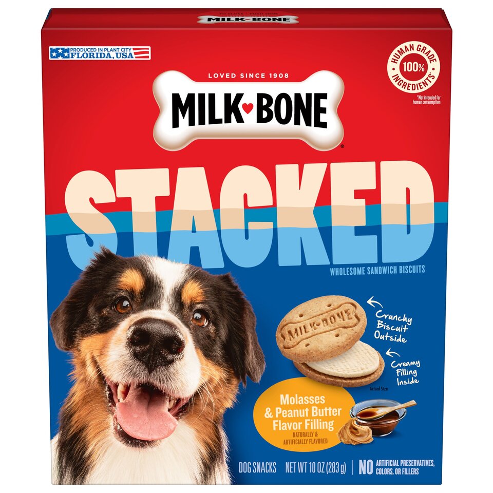 Stacked Sandwich Biscuits for Dogs